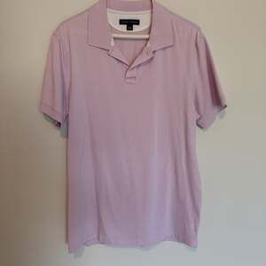 Banana Republic Men's Lavender Polo Shirt - Size M